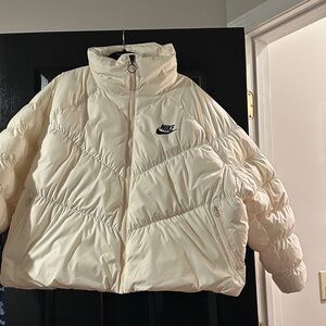 Nike Women's Off-White Puffer Jacket